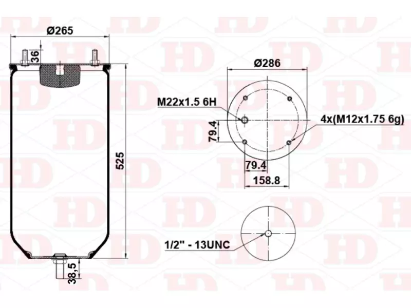 Air Spring Service Assembly
