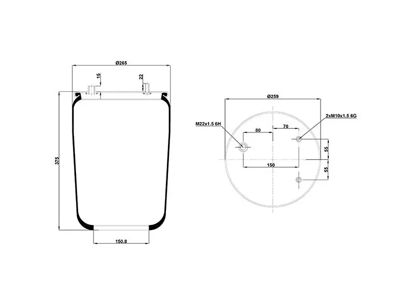 Air Spring Service Assembly
