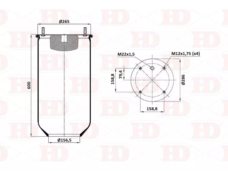 Air Spring Service Assembly