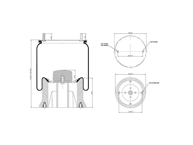 Air Spring Plastic Piston