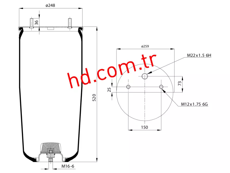 Air Spring Service Assembly