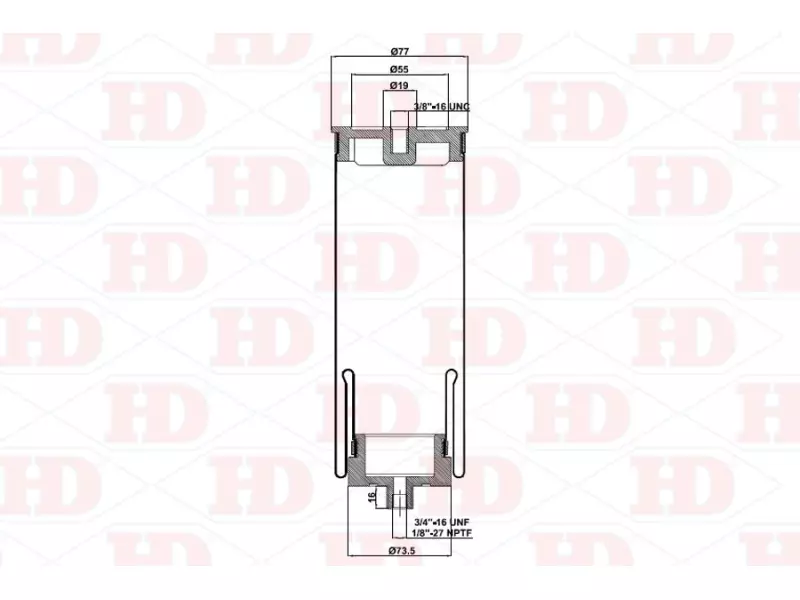 Air Bellow, Without Shock Absorber, Cab