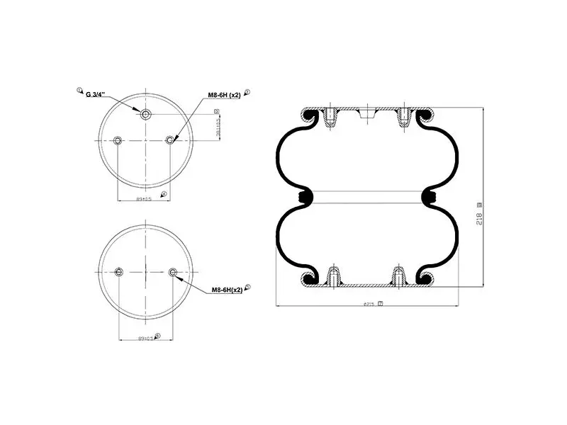 Convoluted Air Spring