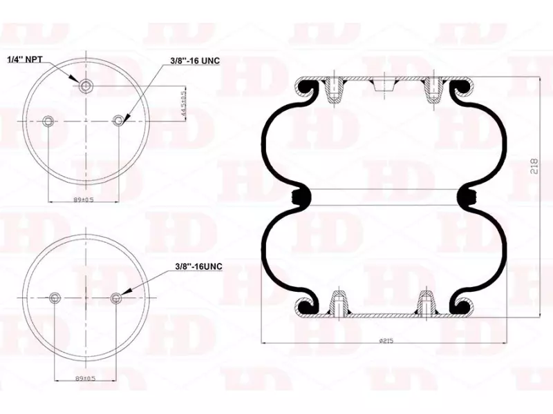 Convoluted Air Spring