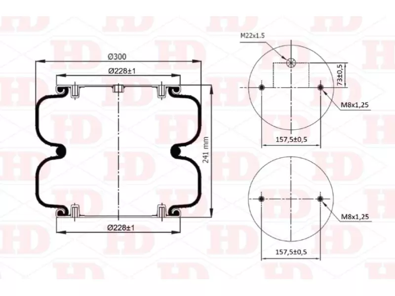 Convoluted Air Spring