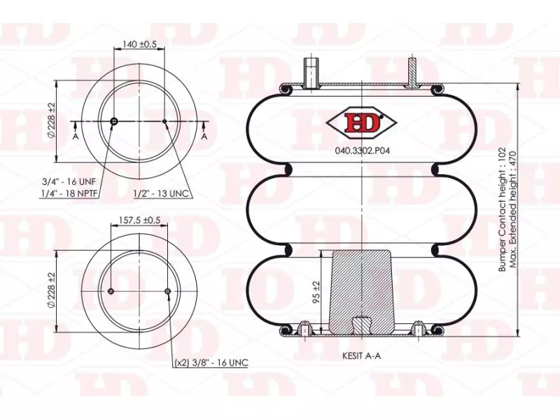 Convoluted Air Spring