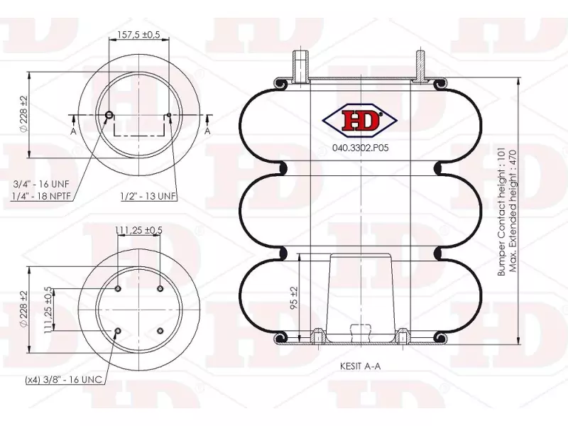 Convoluted Air Spring