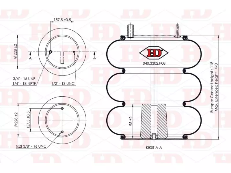 Convoluted Air Spring