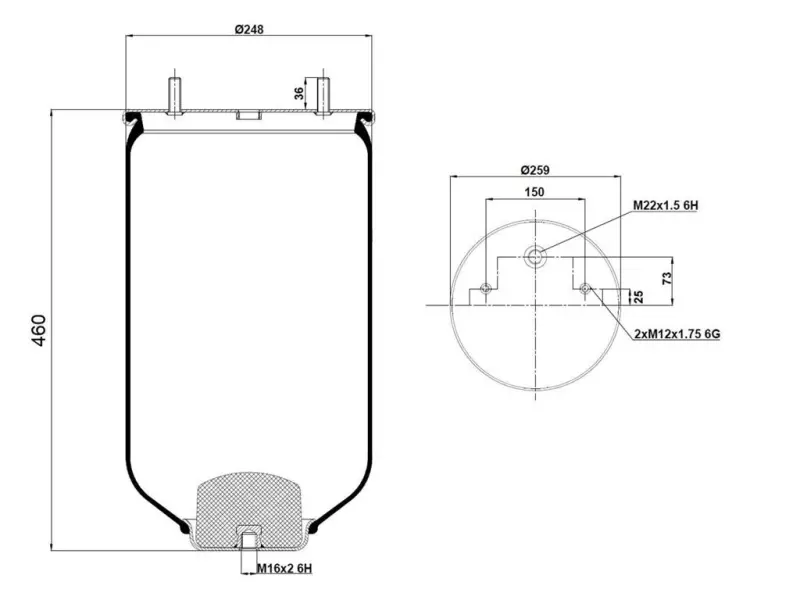 Air Spring Service Assembly