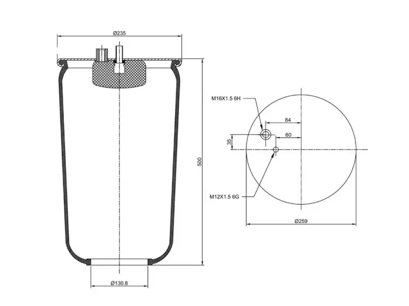 Air Spring Service Assembly