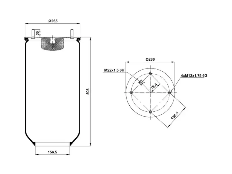 Air Spring Service Assembly